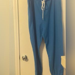 Casual bright blue sweatpants from forever 21
